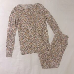 Angel Dear Pink Floral Long Sleeve Pajama Set